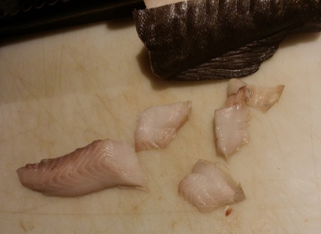 Filetto di merluzzo carbonaro (Black Cod) dell'Alaska, HG, lomo da 1,3-1,8kg