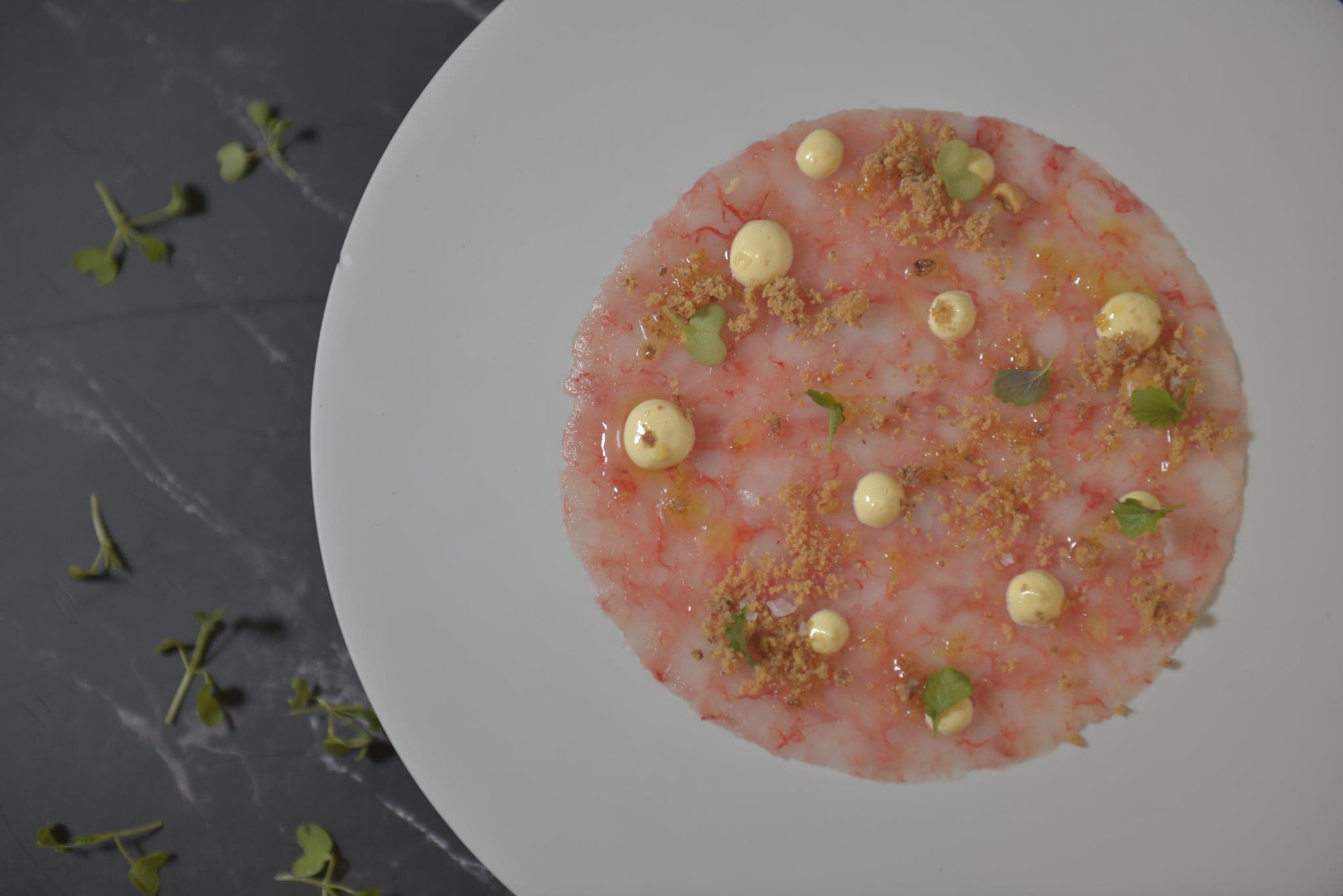 Carpaccio di Gambero rosso