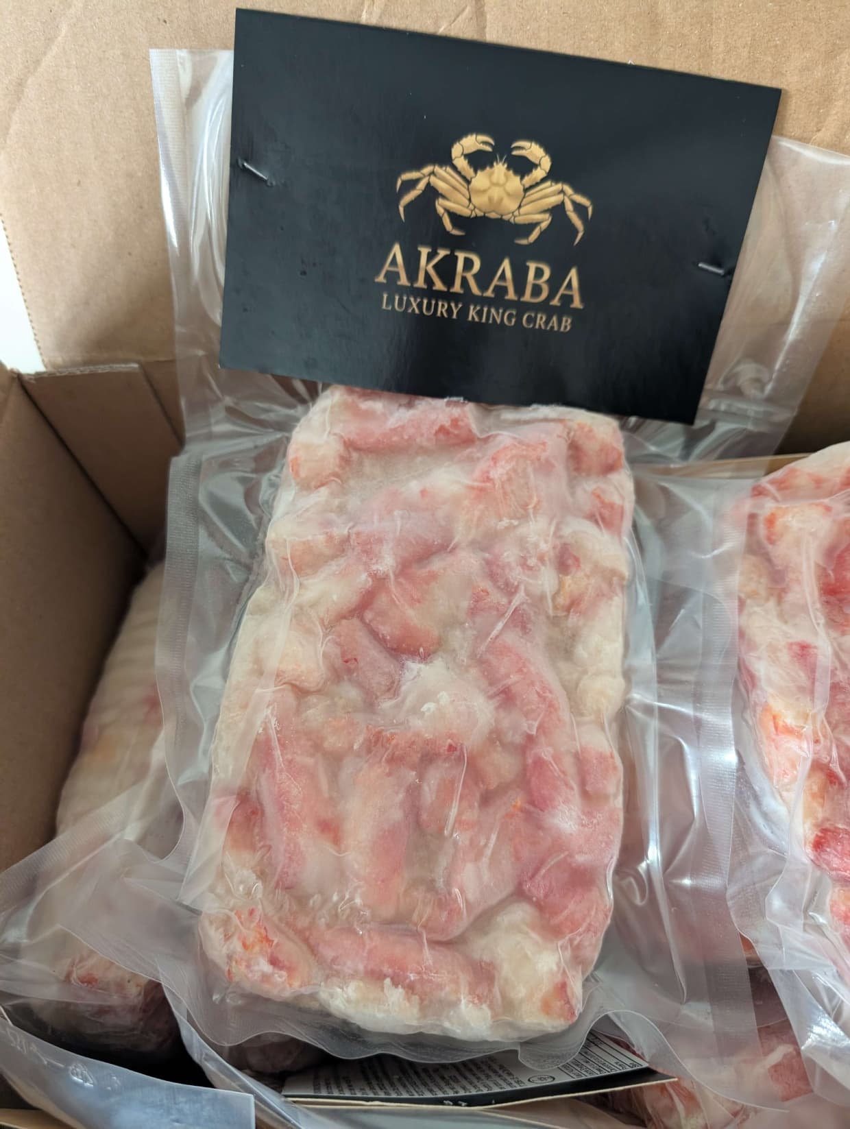 Carne cotta di Granchio Reale KING CRAB AKRABA