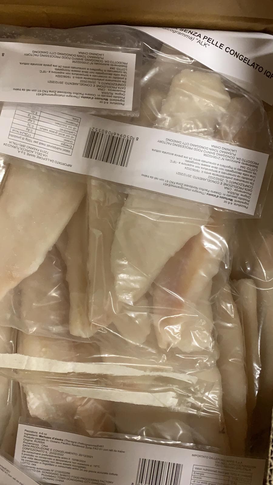 Filetti di Merluzzo d'Alaska