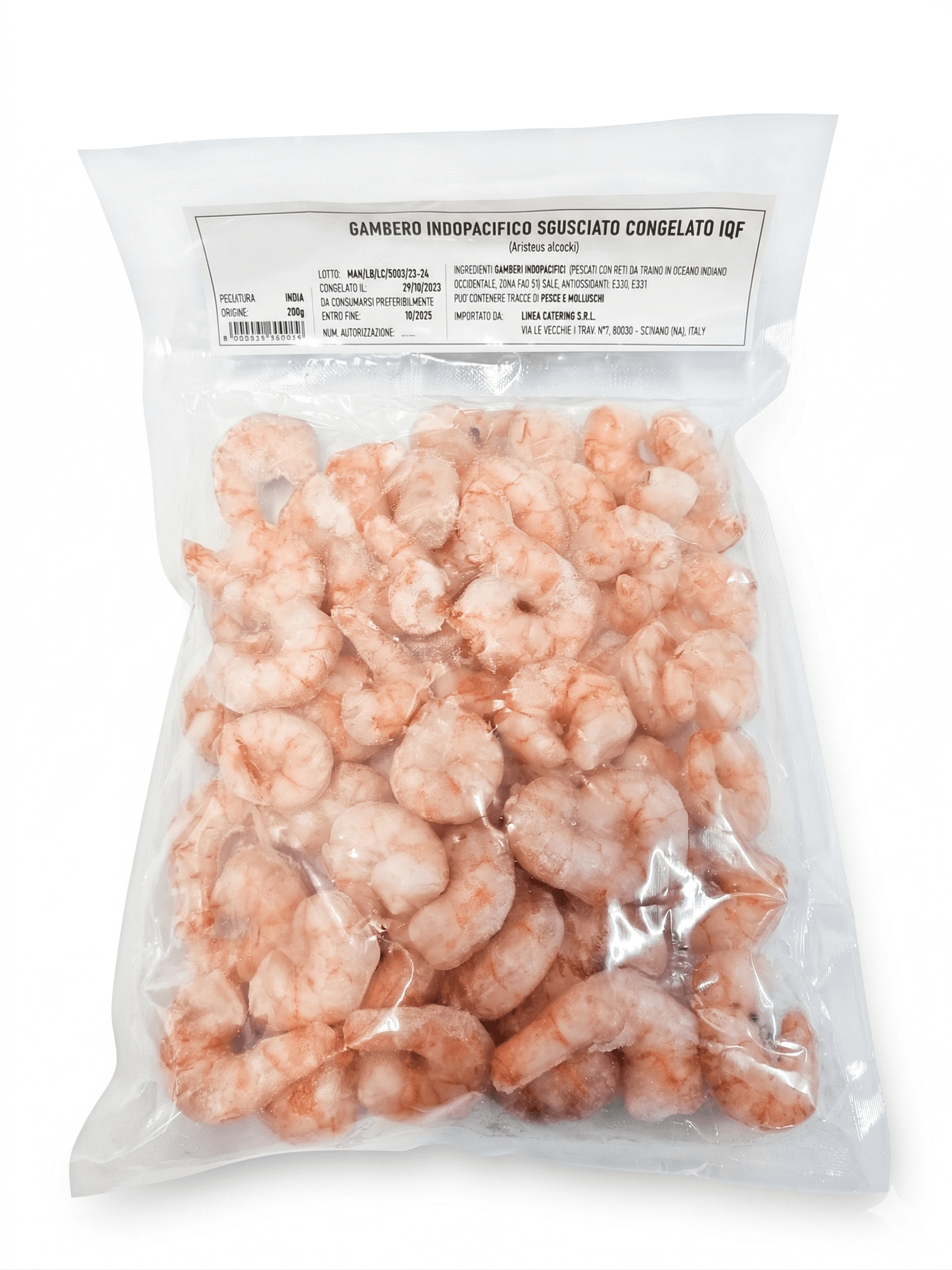 Gamberi Sgusciati Scottati 