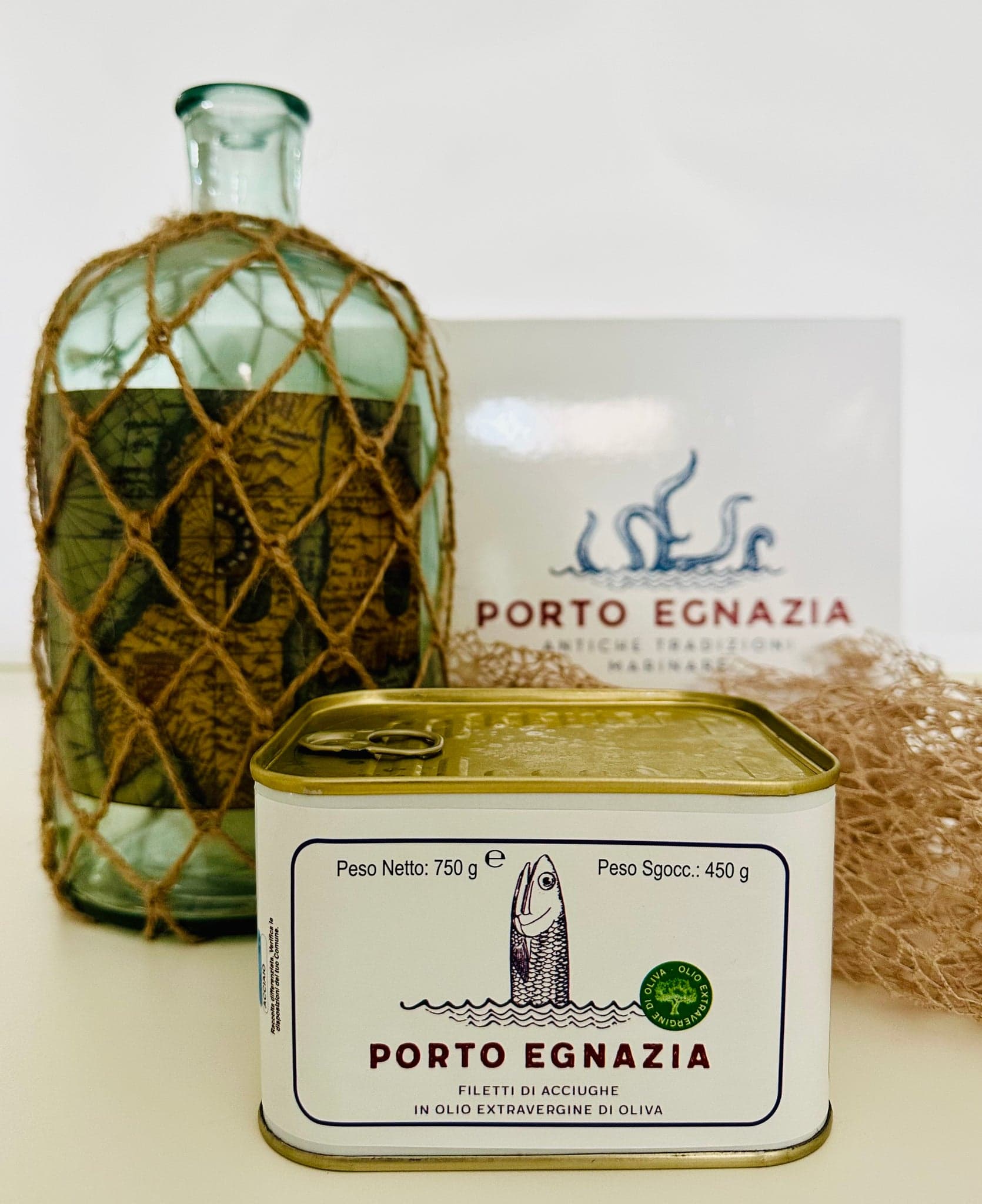 Filetti di Acciuga del Mar Mediterraneo in Olio Extravergine di Oliva  