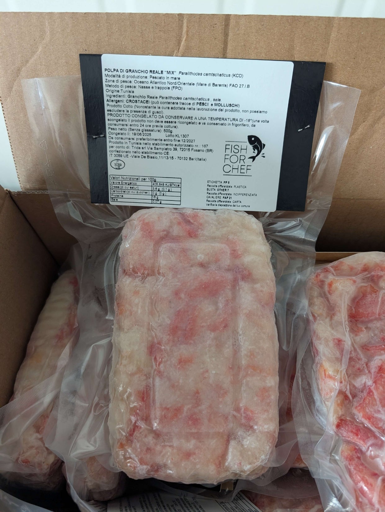 Carne cotta di Granchio Reale KING CRAB AKRABA