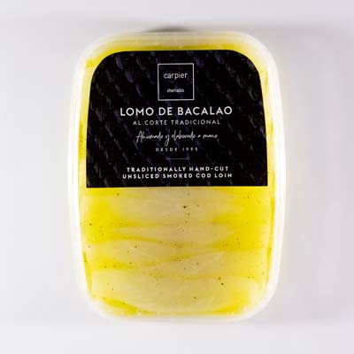 Carpaccio di cuore Baccalà in olio extra vergine di oliva Carpier 140 gr