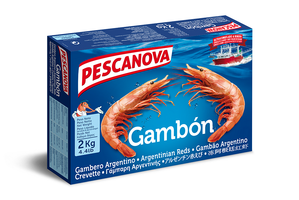 Gambero argentino (Langostino) L2 Pescanova, congelato (da 20-30 pz/kg)