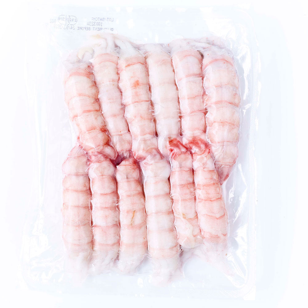Scampi sgusciati, crudi e congelati HPP da 150g (10 pz)