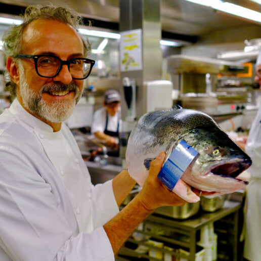 Salmone di Ora King intero, eviscerato e congelato