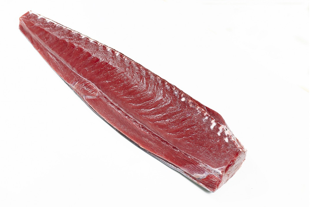 Filone di tonno rosso fresco, lomo alto, da 6-8kg
