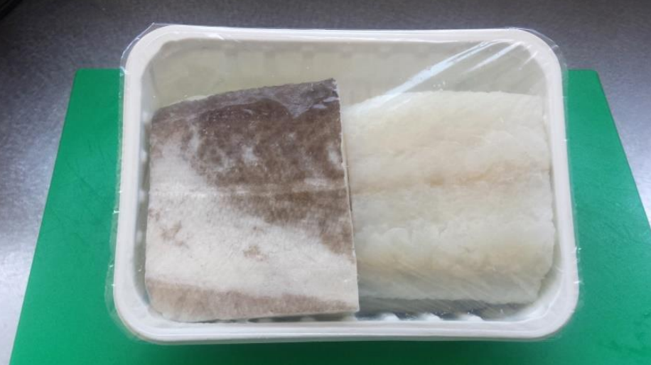 Baccalà dissalato e congelato, lomo porzionato da 250g circa